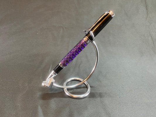 PURPLE and BLACK Metal HoneyComb Executive PEN