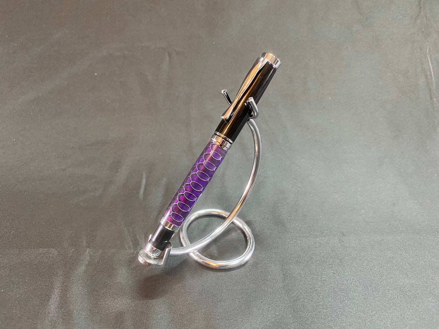 PURPLE and BLACK Metal HoneyComb Executive PEN