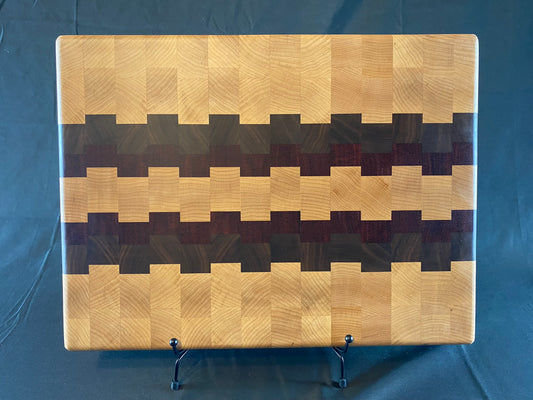 Step Cutting Board - Padauk